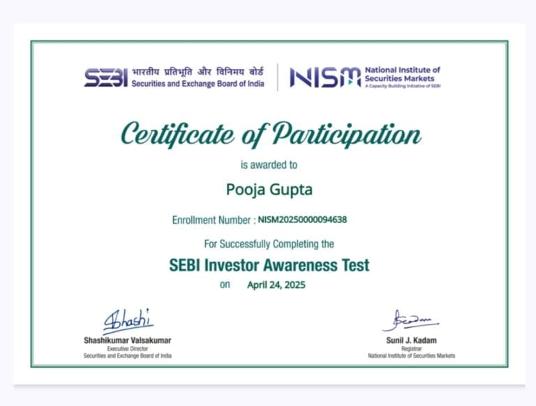 NISM Certificate
